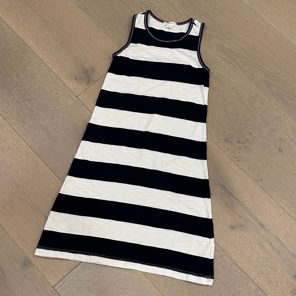 Crewcuts Navy and White Striped Girls Dress